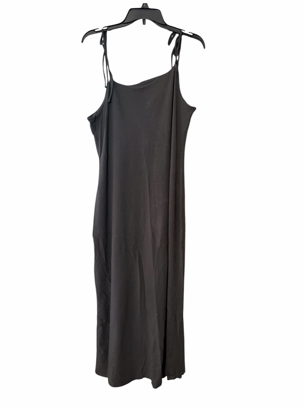 a new day Black Tie-Shoulder Maxi Dress